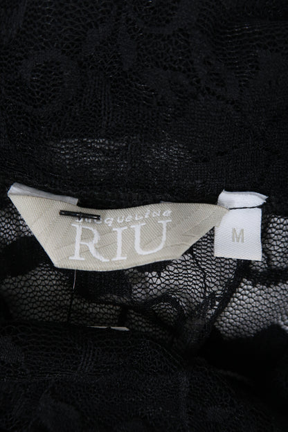 Haut noir en dentelle - Jacqueline Riu - M