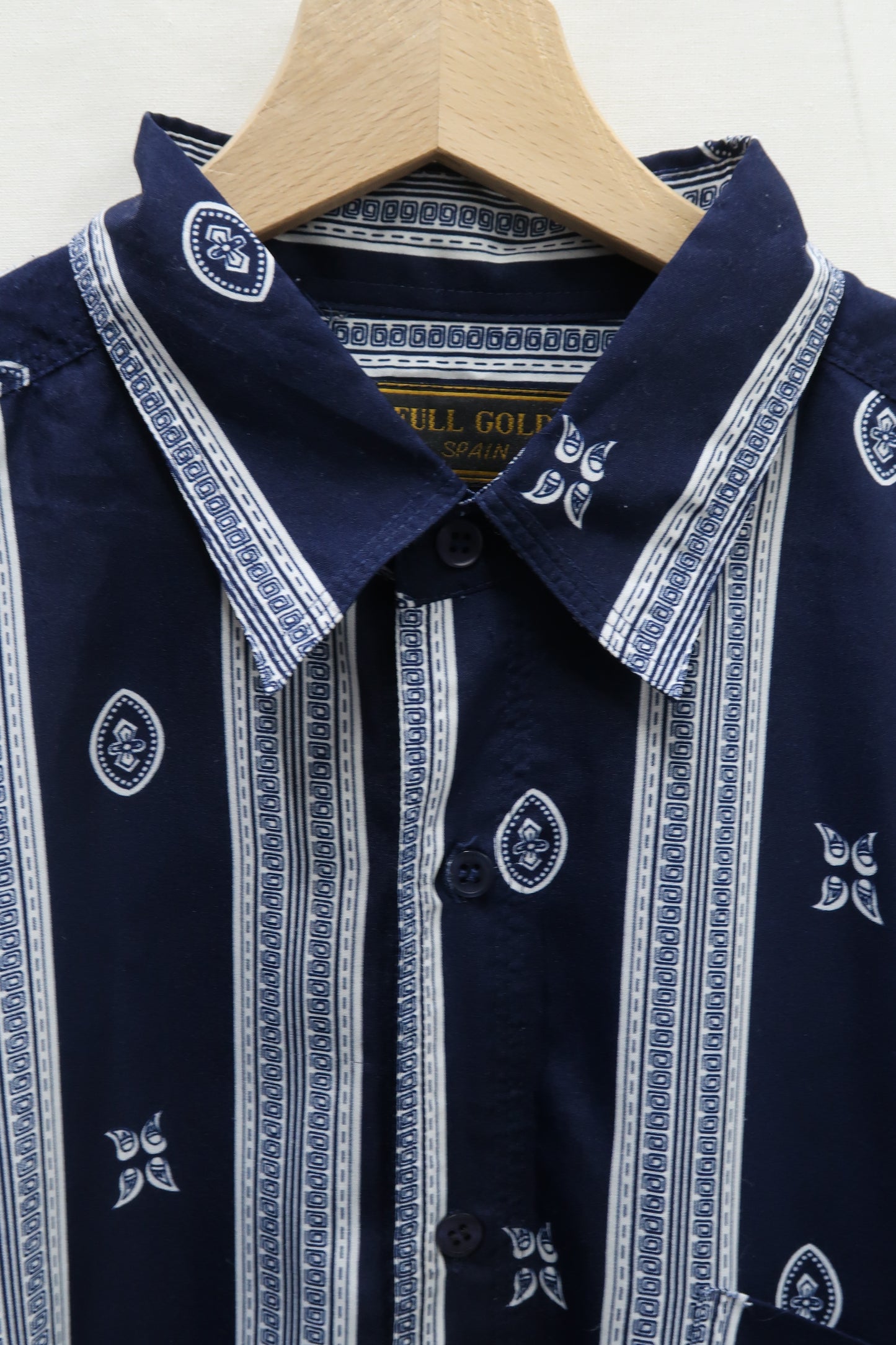 Chemise à manches courtes à motifs - G full gold - M