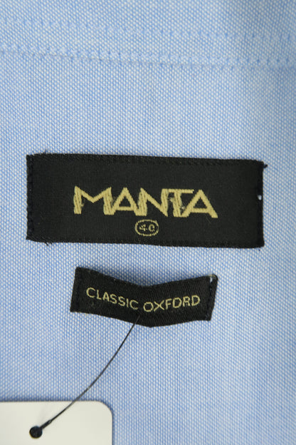 Chemise à manches courtes bleu ciel - Manta - L