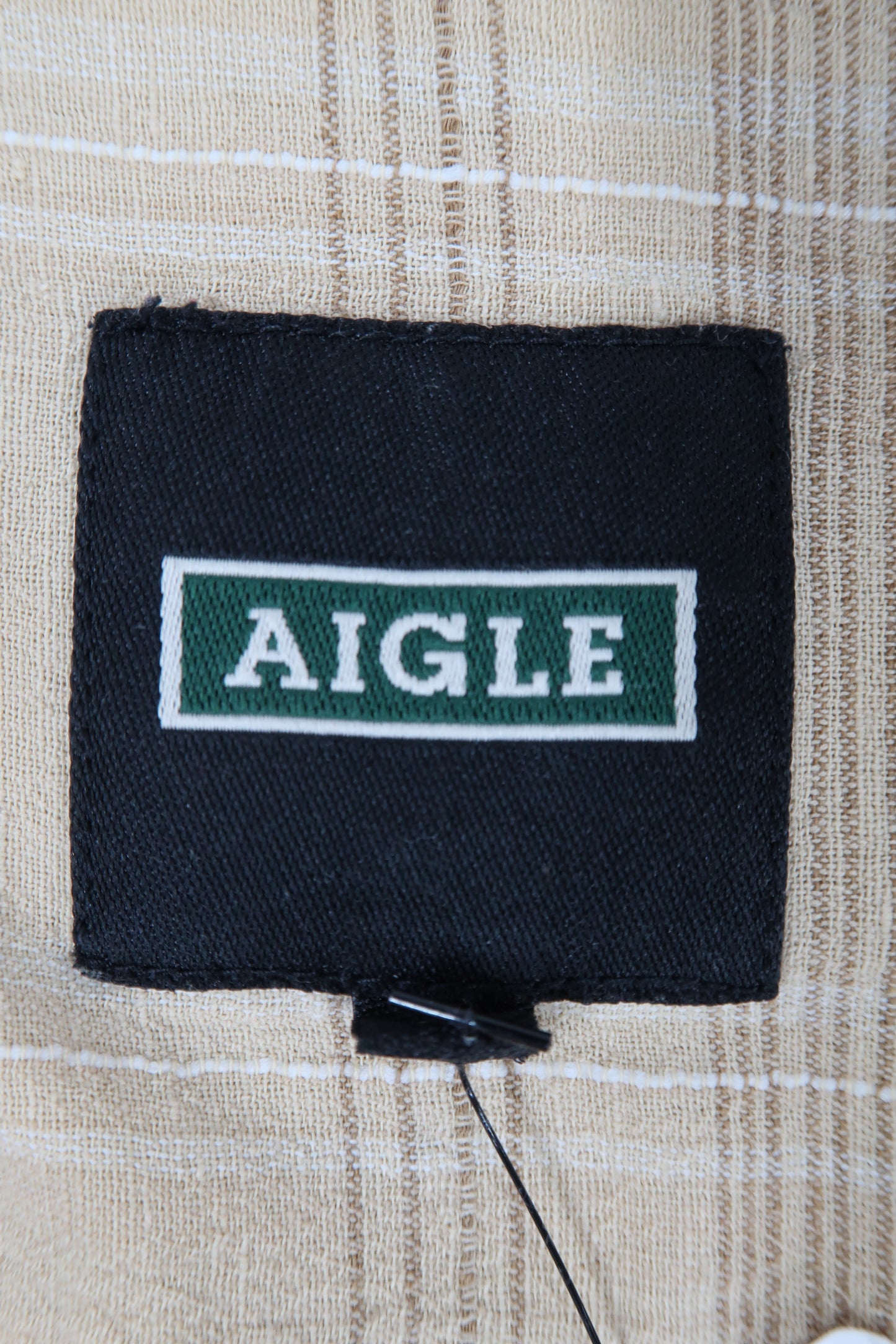 Chemise à manches courtes jaune pâle - Aigle - L