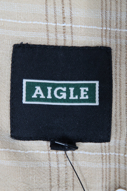 Chemise à manches courtes jaune pâle - Aigle - L