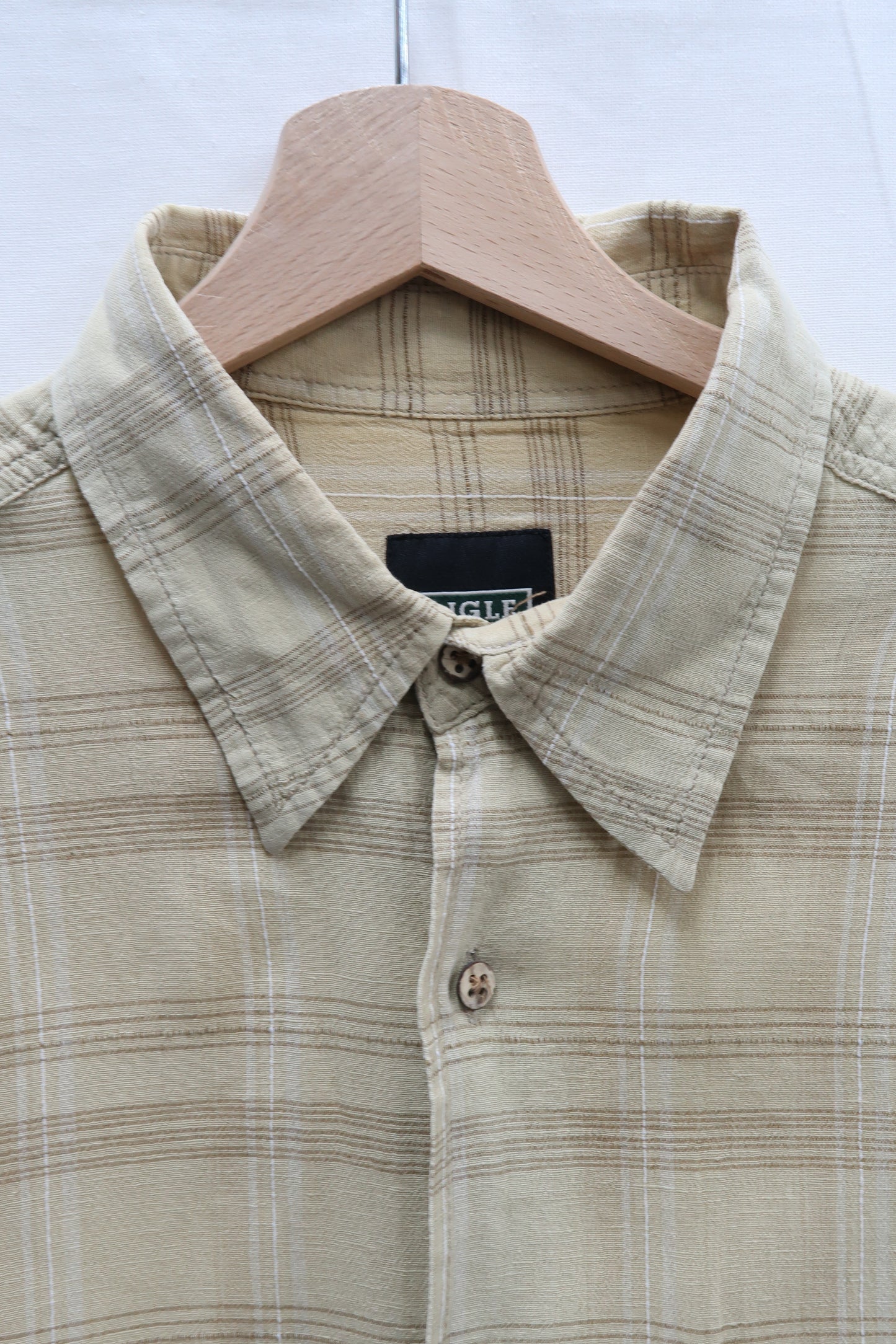 Chemise à manches courtes jaune pâle - Aigle - L