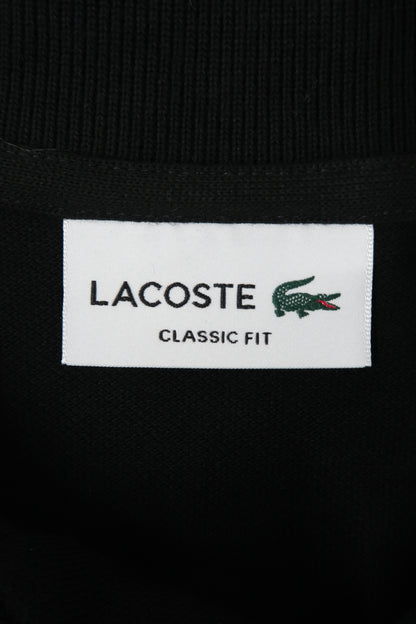 Polo noir à manches courtes - Lacoste - S