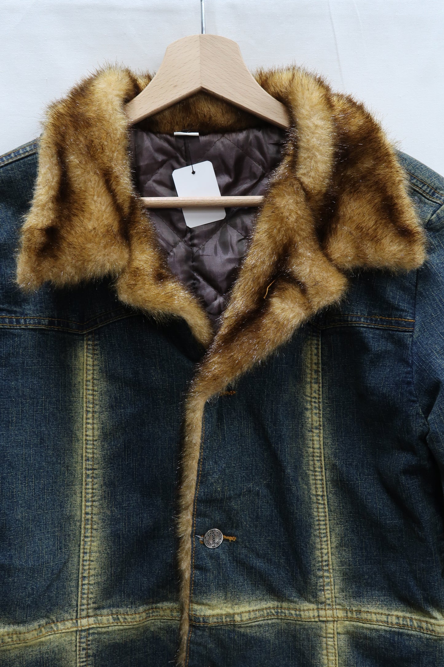 Manteau long en jean Y2K - Le Dane's - S/M