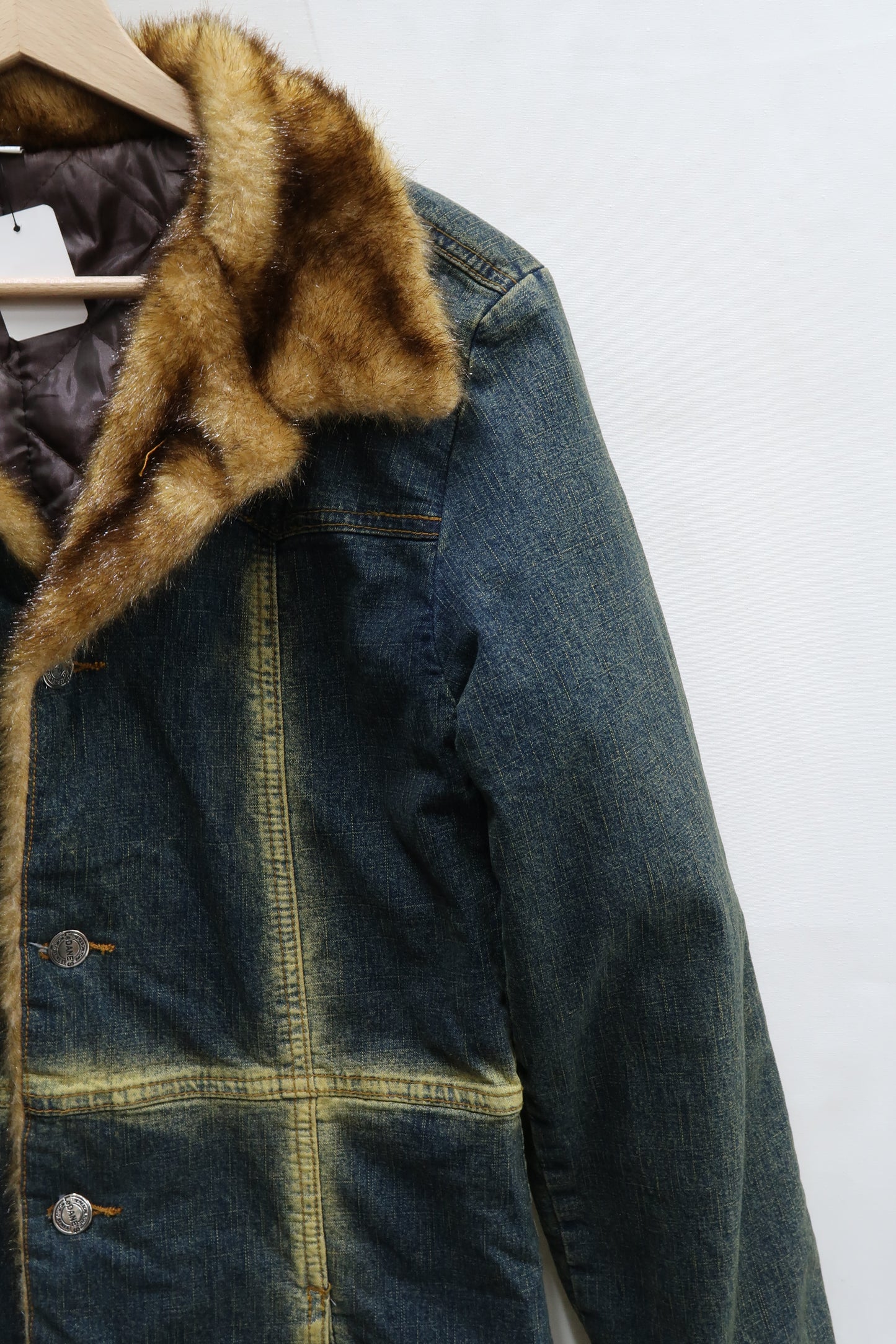 Manteau long en jean Y2K - Le Dane's - S/M