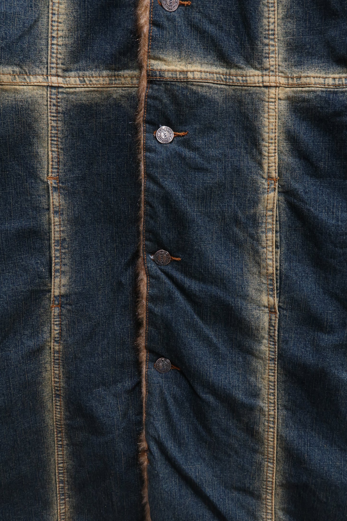Manteau long en jean Y2K - Le Dane's - S/M