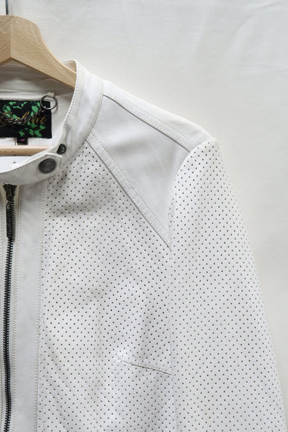 Veste blanche en simili cuir - Cooleat - M