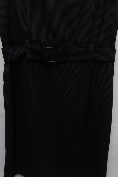 Robe style costume rayé grise - Kwoman - S