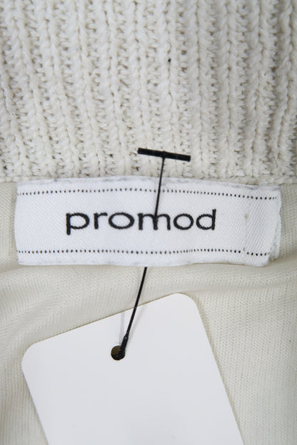 Jupe longue en crochet blanc cassé - Promod - XS