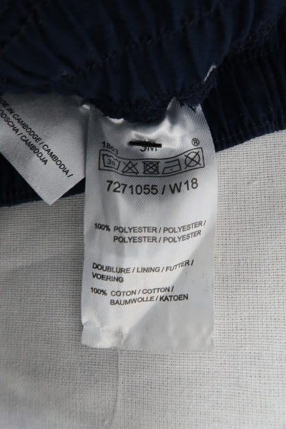 Pantalon bleu marine à rayures - 15/16 mois