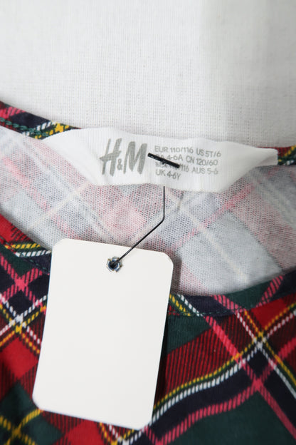 Robe style écossaise - H&M - 4/6 ans - Fille