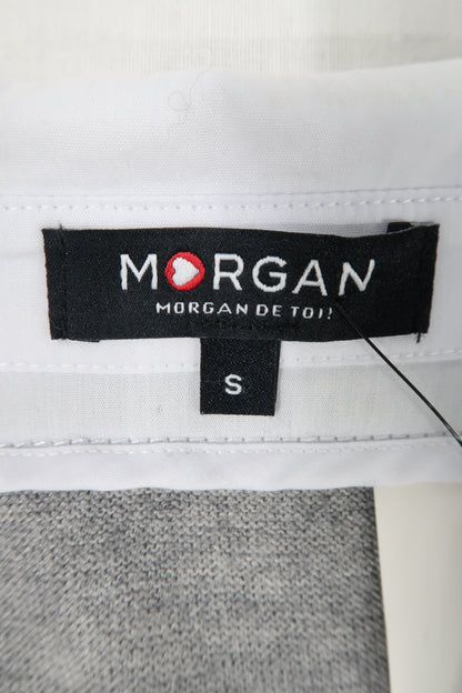 Haut gris & blanc - Morgan - S