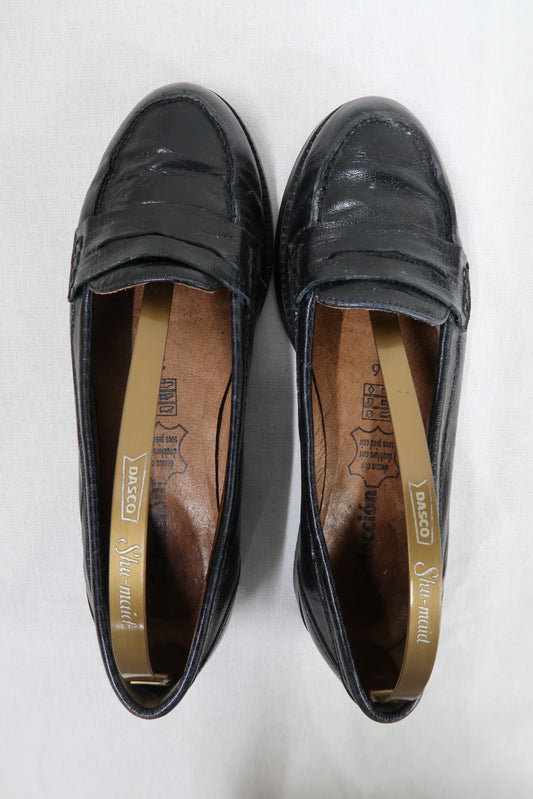 Mocassins noirs mats - La colecion - 36