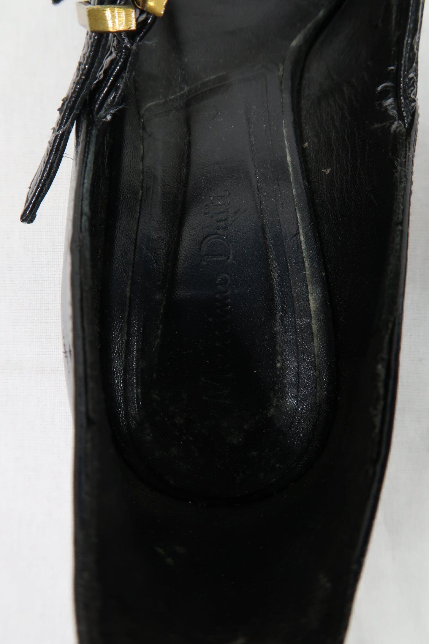 Chaussures noires à doubles boucles - Massimo Dutti - 36