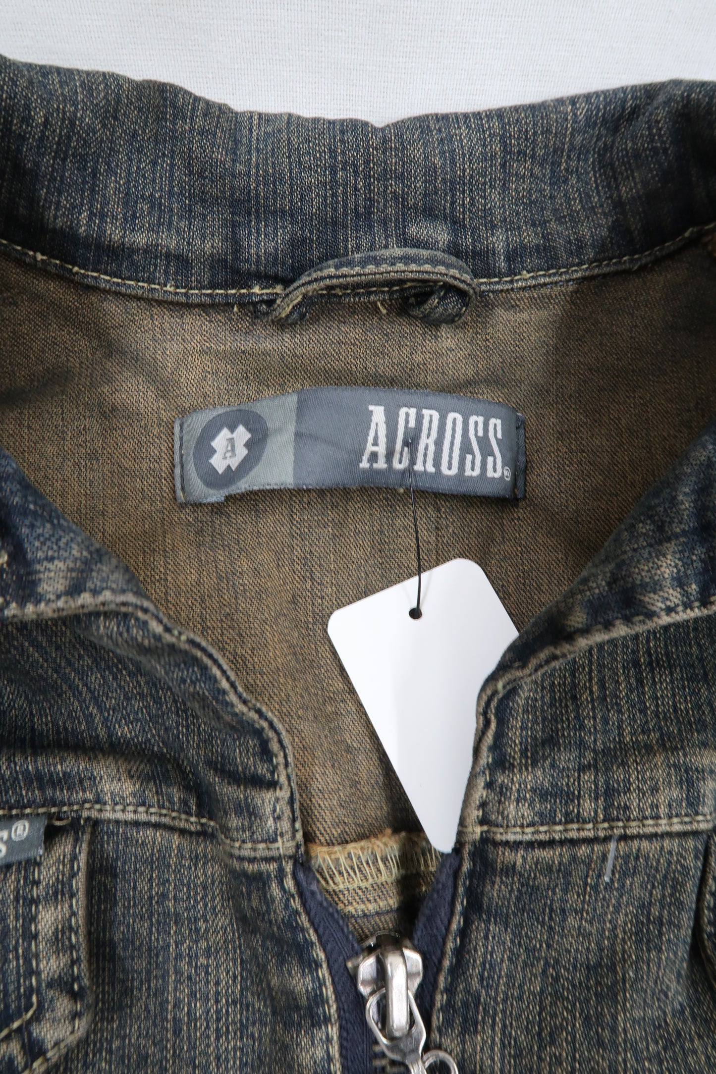 Veste en jean vintage délavé - Across - XS