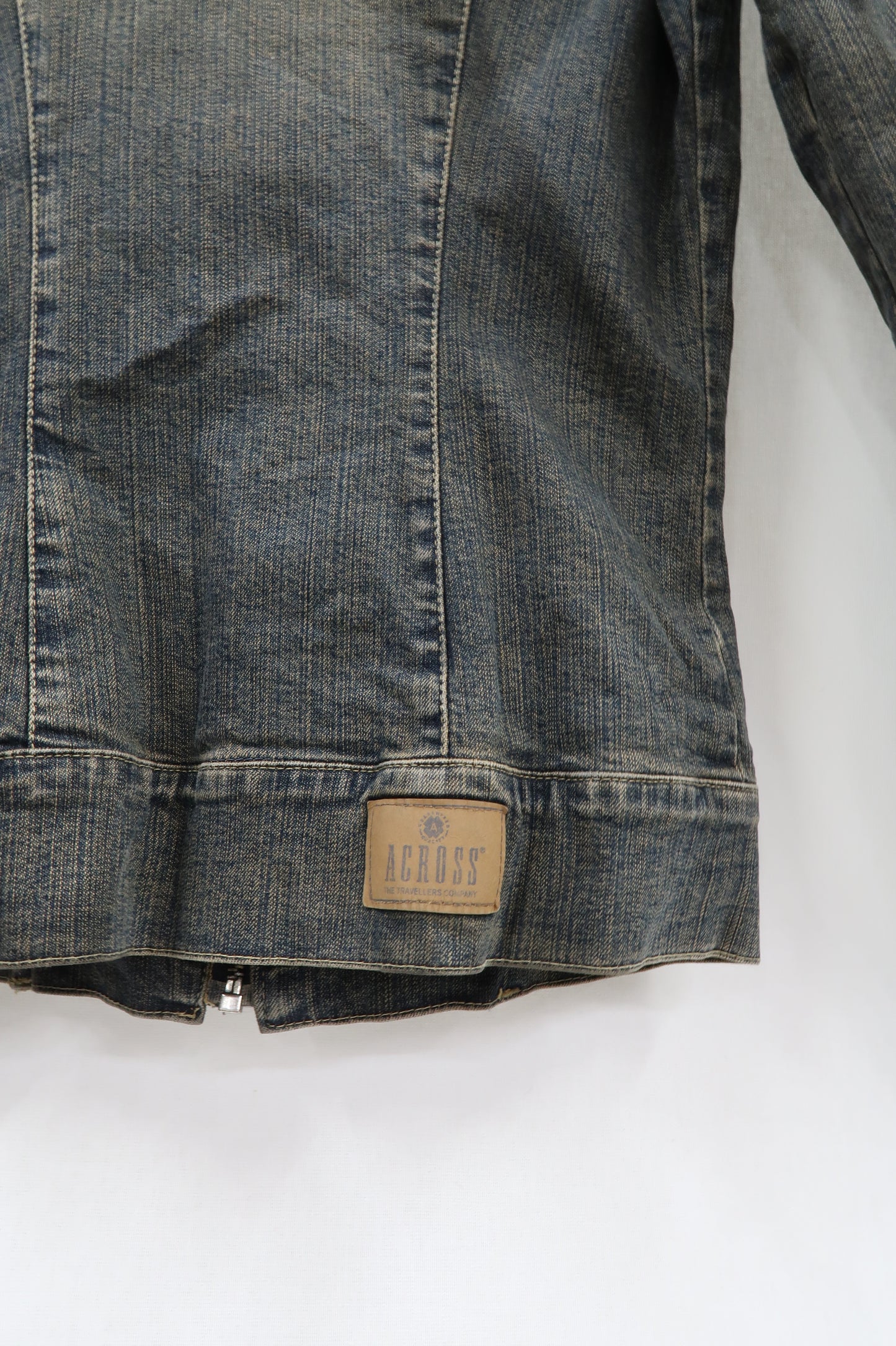 Veste en jean vintage délavé - Across - XS