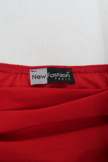 Haus drapé rouge - Newfashion - S