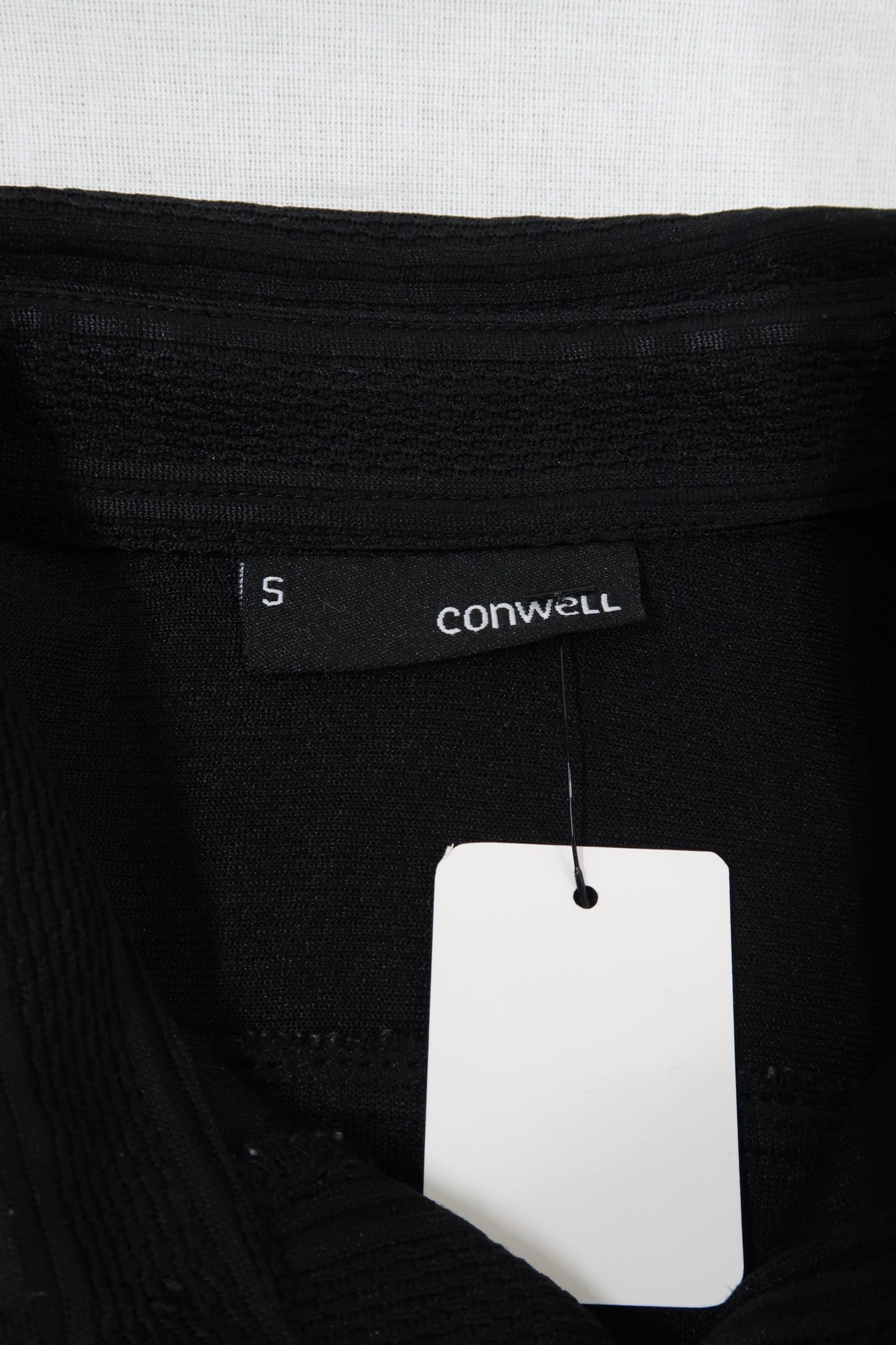 Chemise à manches courtes texturée noire - Conwell - S