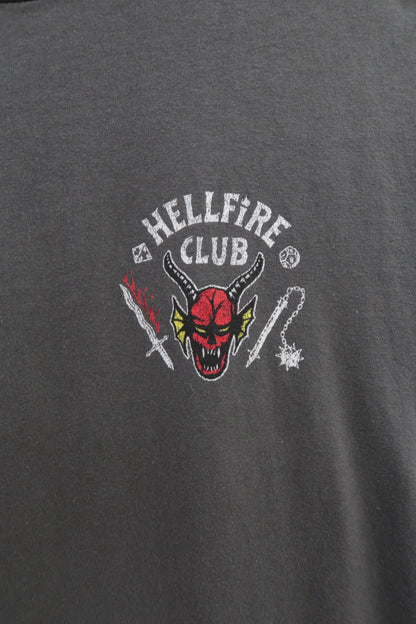 T-shirt à manches courtes gris "Hllfire club" - M