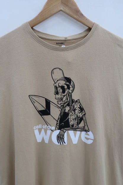 T-shirt beige - Kiabi - M