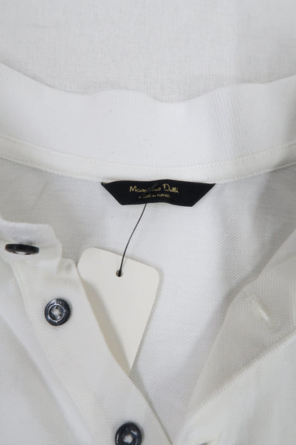 Polo blanc & noir - Massimo Dutti - L