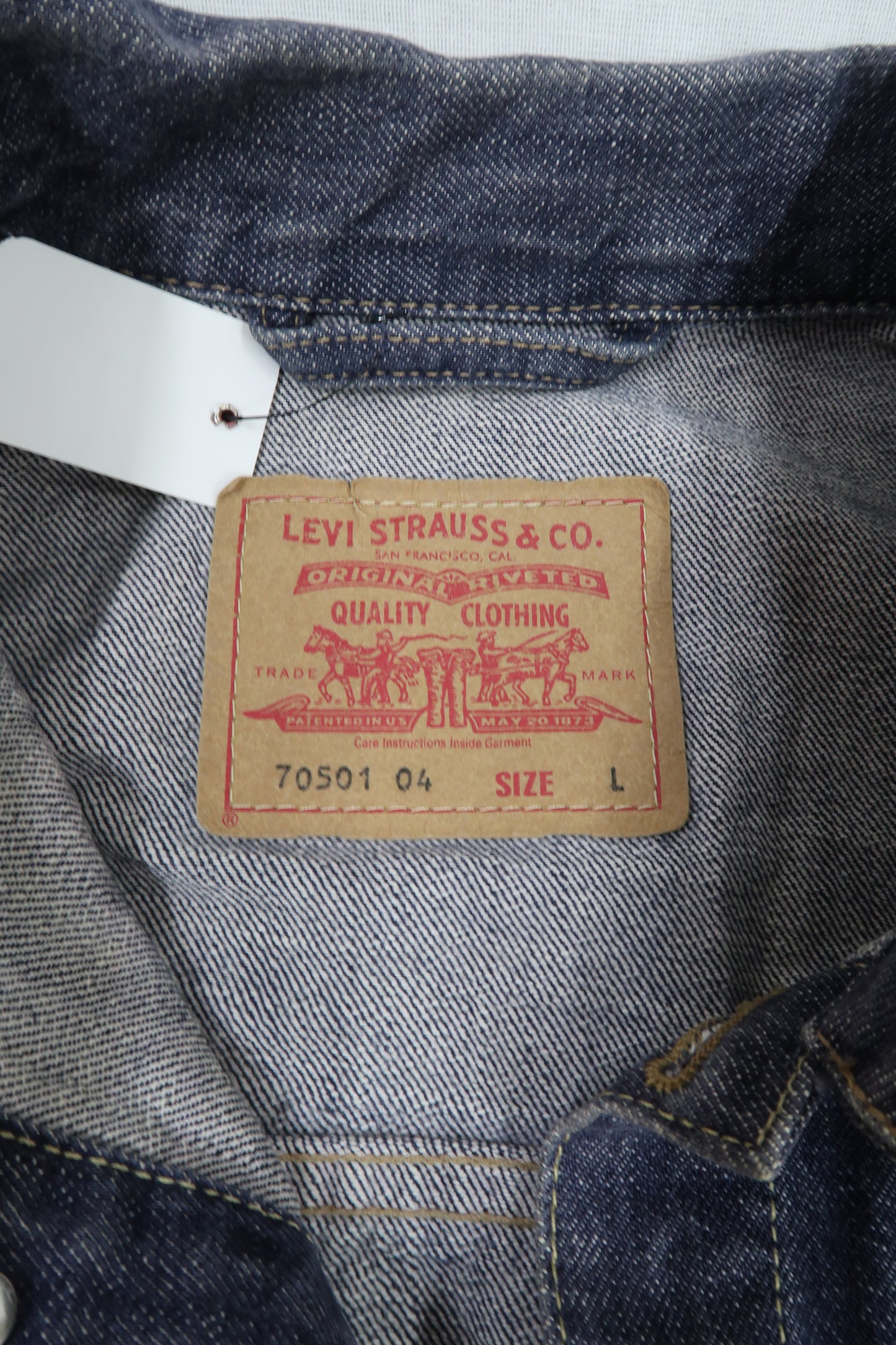 Veste en jean bleu denim - Levi's - L