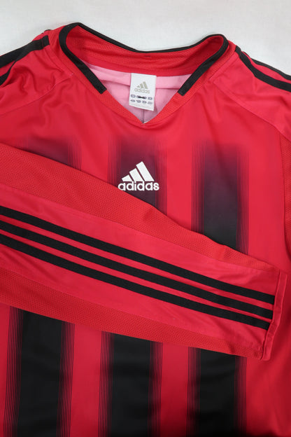 Maillot à manches longues rouge & noir - Adidas - L