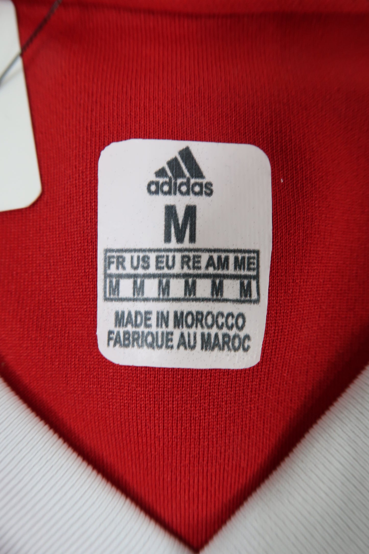 Maillot rouge & blanc Morocco - Adidas - M
