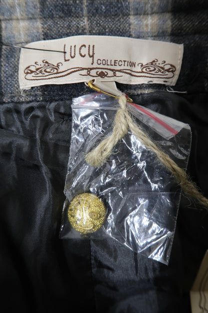 Pantalon à carreaux gris - Lucy - S