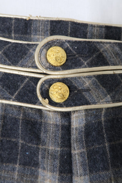 Pantalon à carreaux gris - Lucy - S