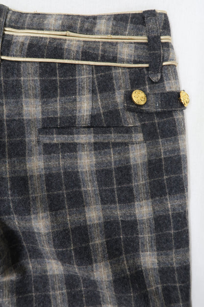 Pantalon à carreaux gris - Lucy - S
