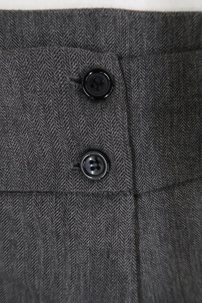Pantalon gris foncé coupe droite - Cache Cache - S