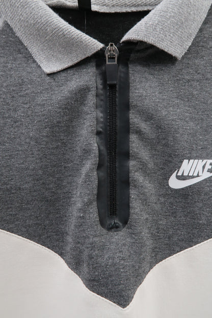 Polo à manches courtes gris & blanc - Nike - L