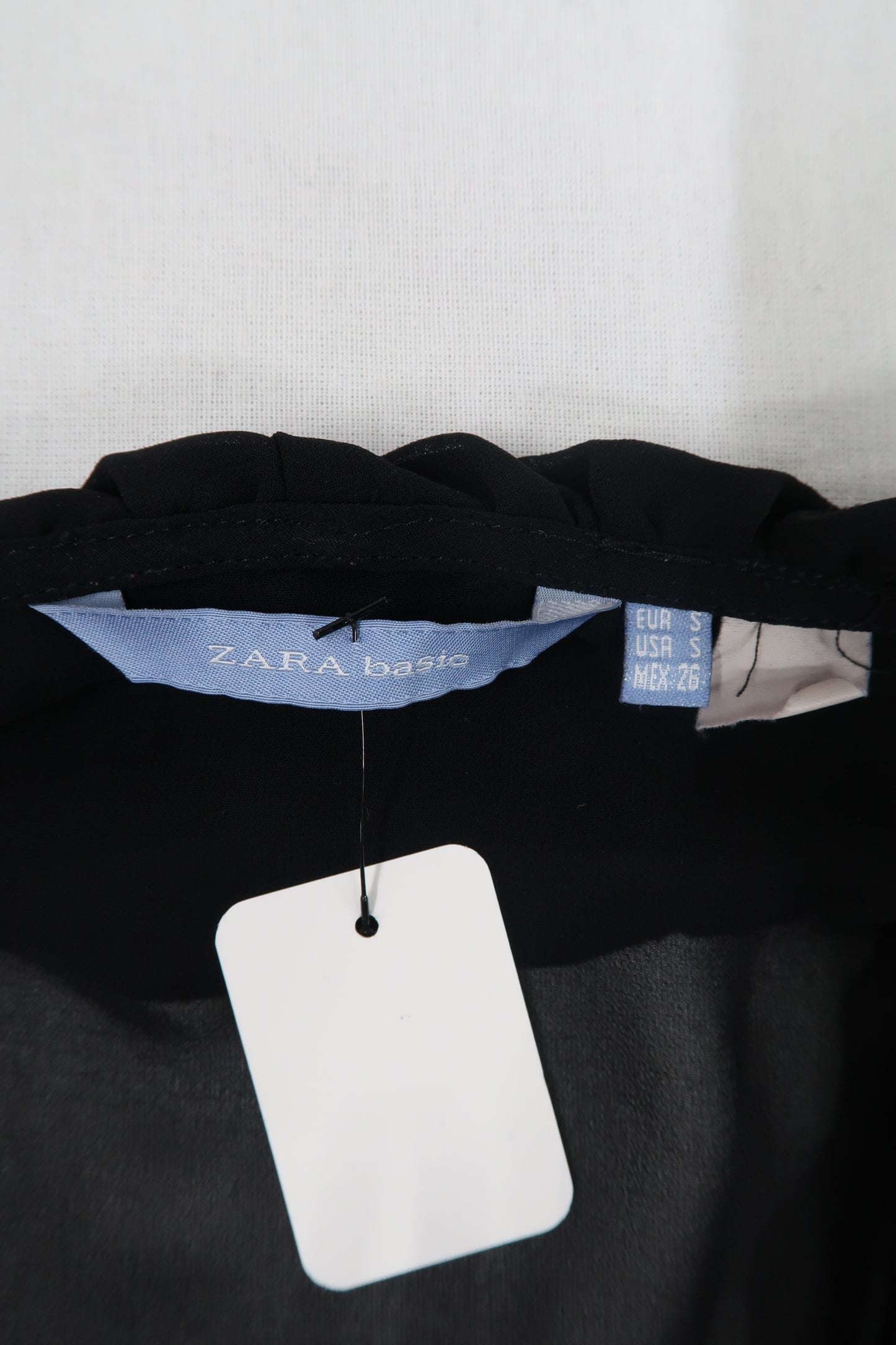 Chemisier noir transparent - Zara - S