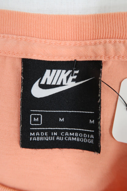 T-shirt crop top rose corail pastel - Nike - M