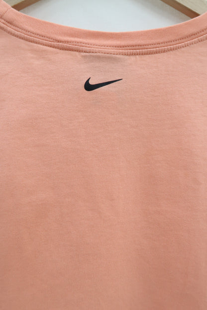 T-shirt crop top rose corail pastel - Nike - M