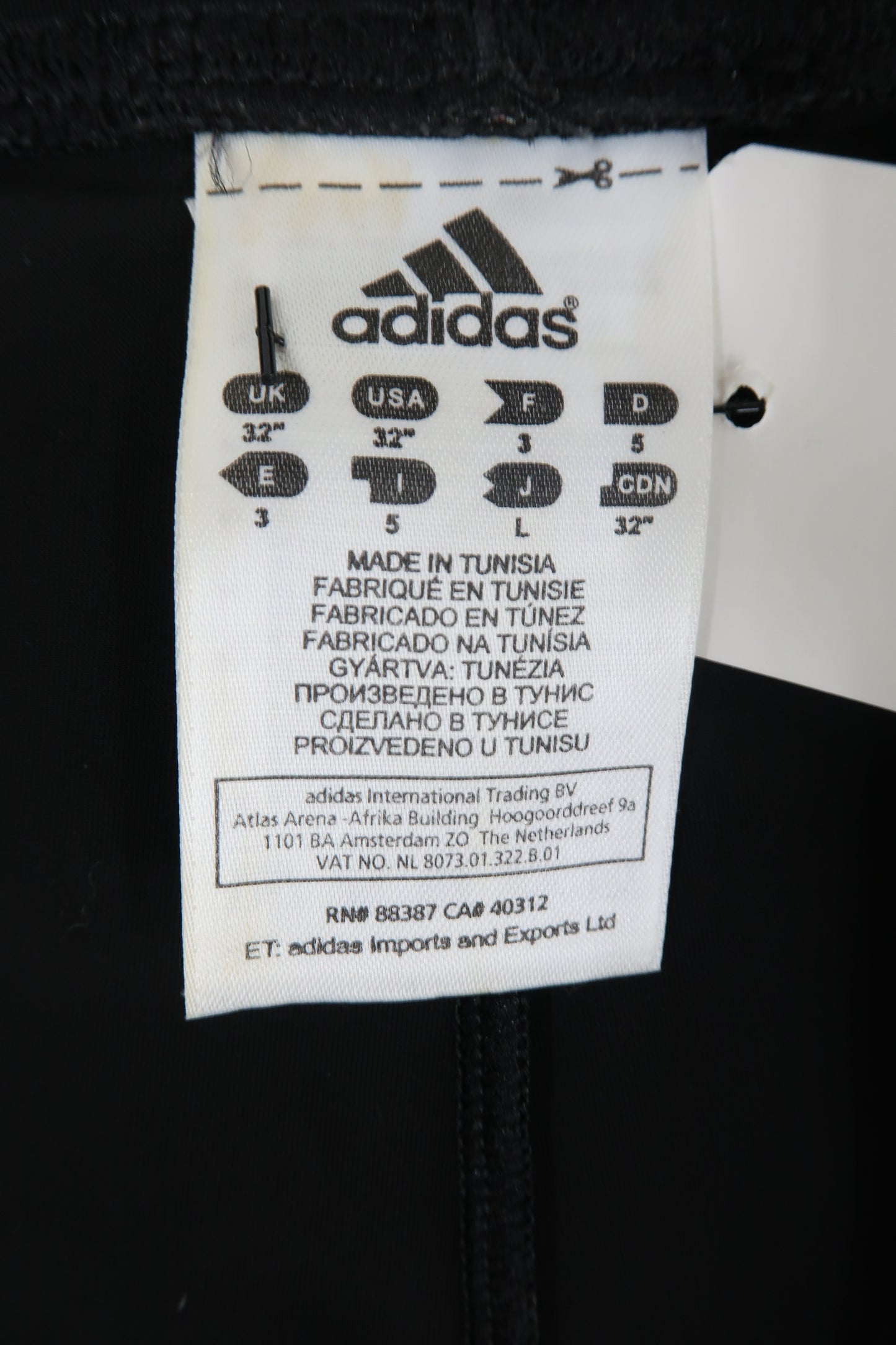 Short de bain gris & noir - Adidas - XXS